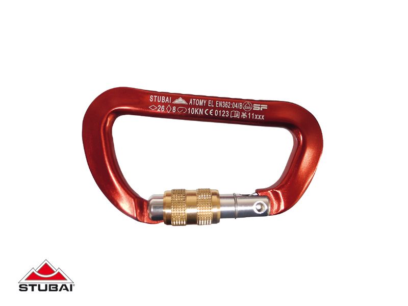 STUBAI Atomy csavaros D karabiner STUBAI Atomy csavaros D karabiner