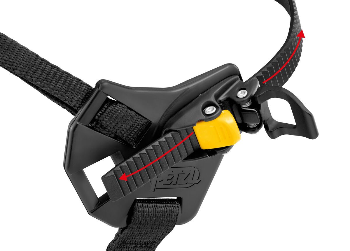 PETZL Pantin boka kantyú nyelvkiakasztó karral jobbos