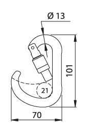CLIMBING TECHNOLOGY Concept csavaros HMS karabiner CLIMBING TECHNOLOGY Concept csavaros HMS karabiner
