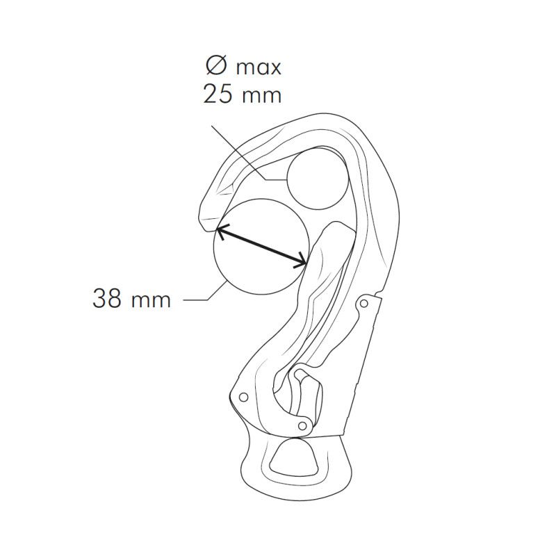CLIMBING TECHNOLOGY Hook-IT Slider Twist via ferrata kantár CLIMBING TECHNOLOGY Hook-IT Slider Twist via ferrata kantár
